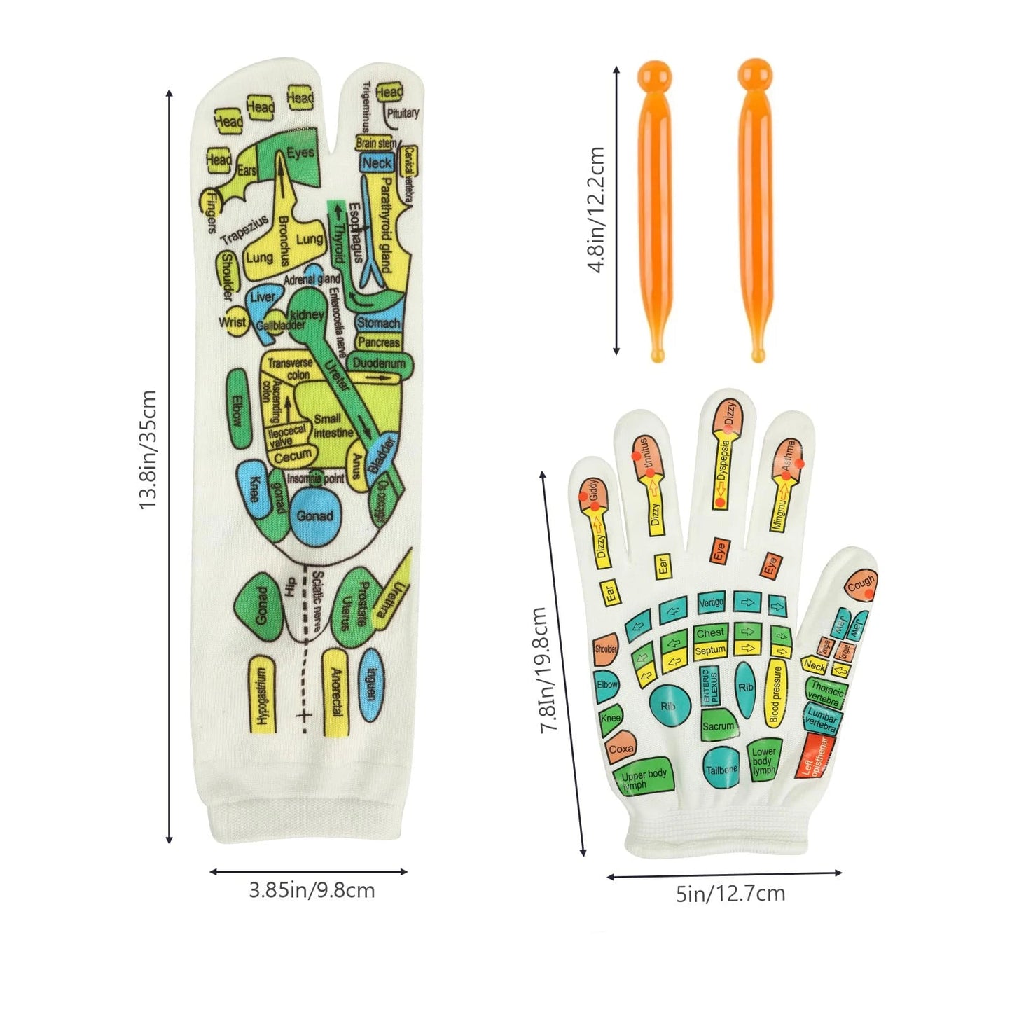 Chaussettes & Gants de réflexologie